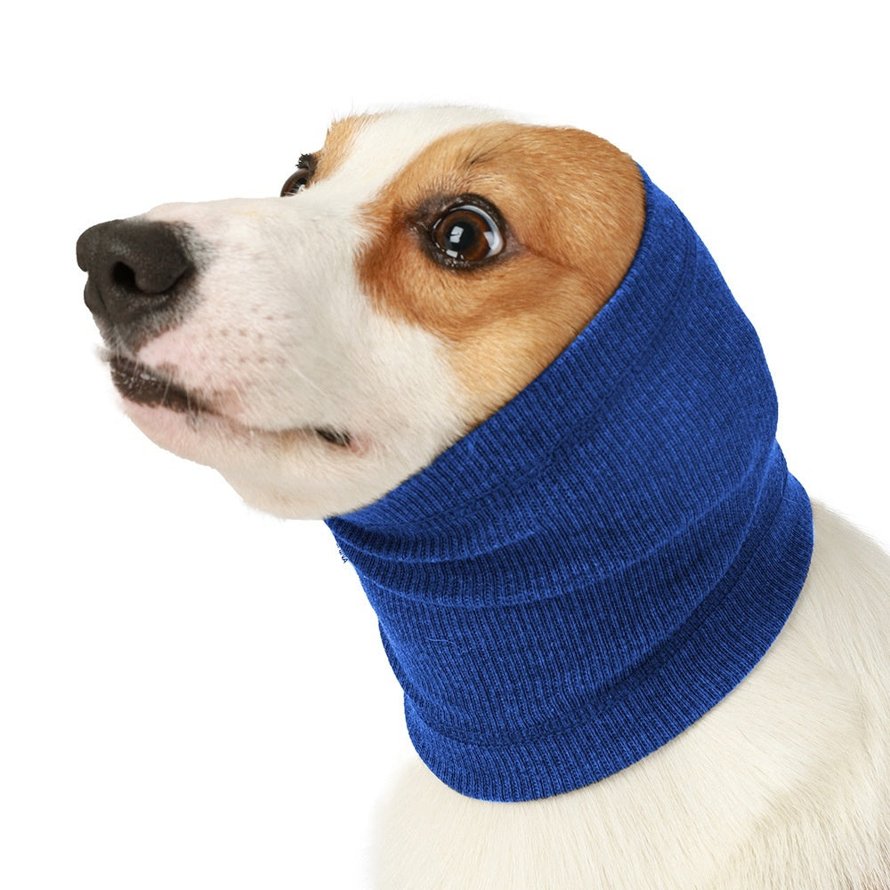 Pet Dog Comforter Headband Scarf Grooming, Thunder & Noise Protection