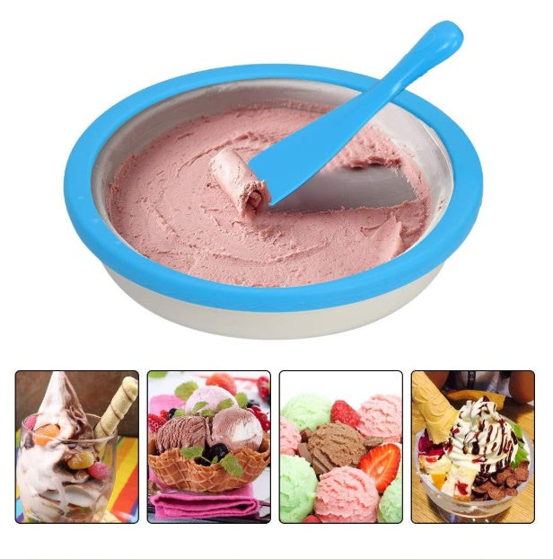Hot Home Fried Yogurt Machine DIY Instant Ice Cream Roll Plate