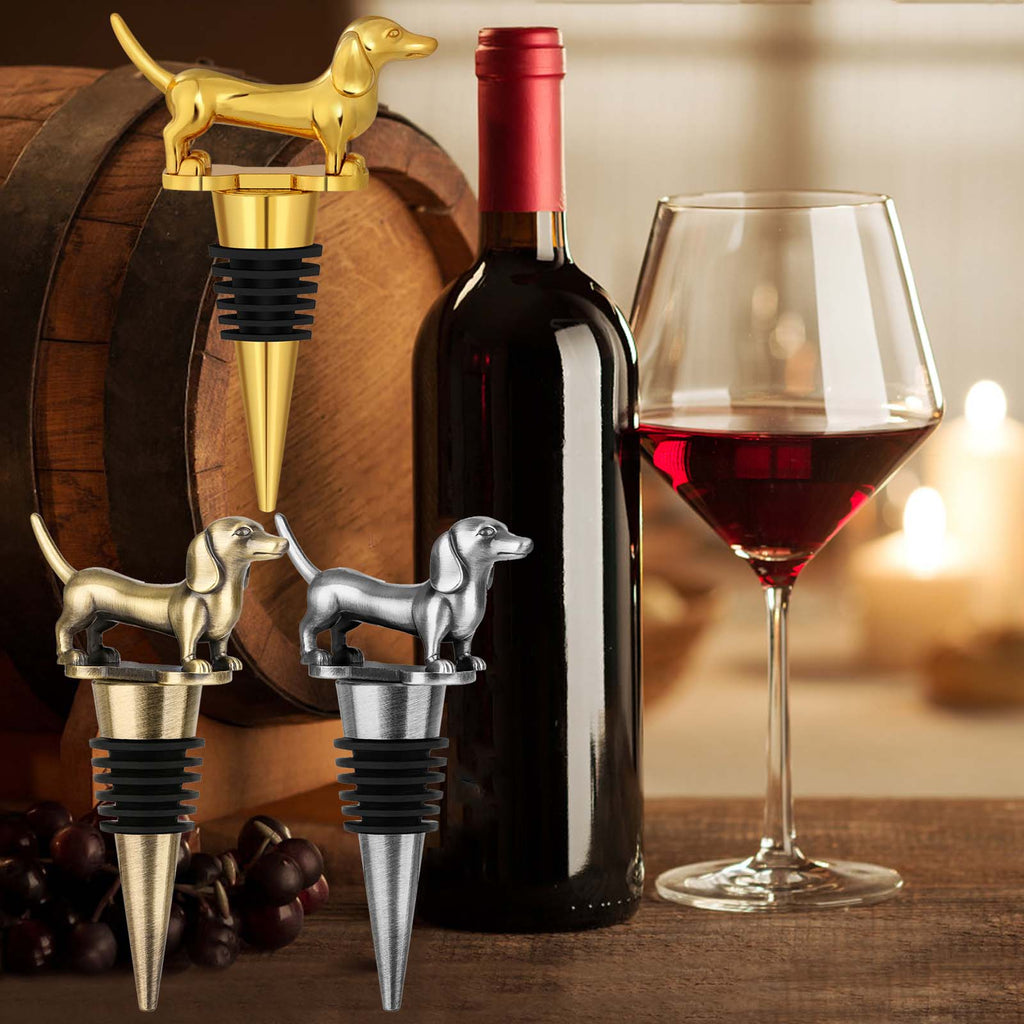 Wine Bottle Stopper – Zinc Alloy Champagne & Red Wine Sealer