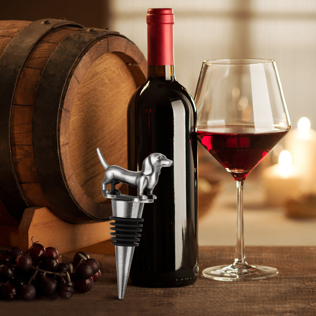 Wine Bottle Stopper – Zinc Alloy Champagne & Red Wine Sealer