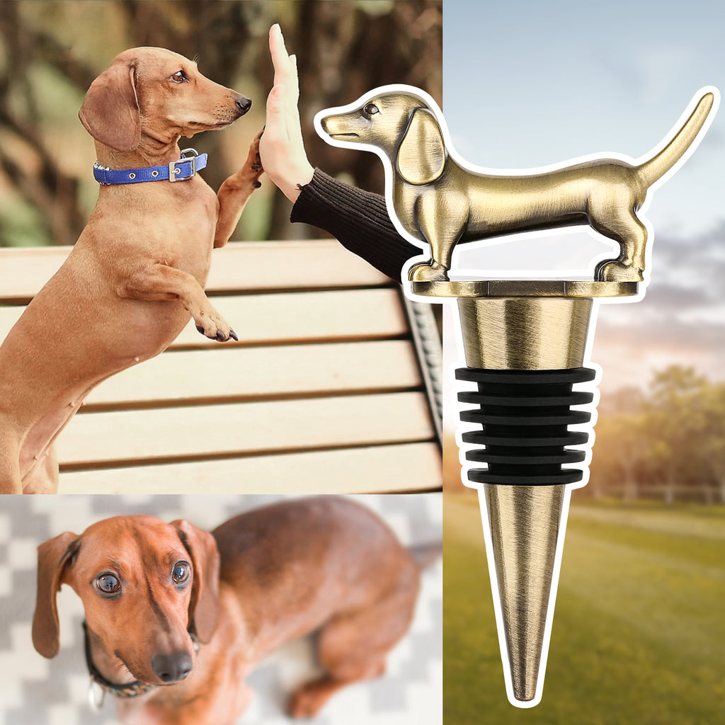 Wine Bottle Stopper – Zinc Alloy Champagne & Red Wine Sealer