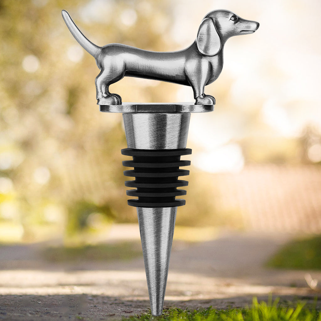 Wine Bottle Stopper – Zinc Alloy Champagne & Red Wine Sealer