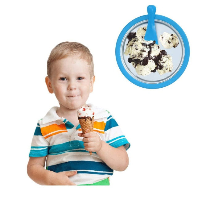 Hot Home Fried Yogurt Machine DIY Instant Ice Cream Roll Plate