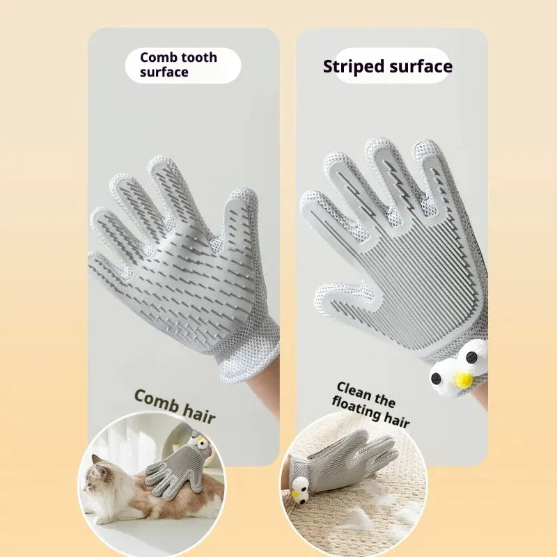 Reusable Pet Hair Removal Glove – Gentle Grooming Tool