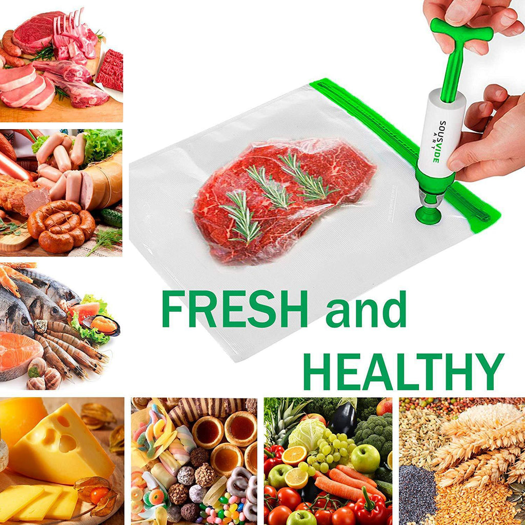17PCS Reusable Vacuum composite packaging bag