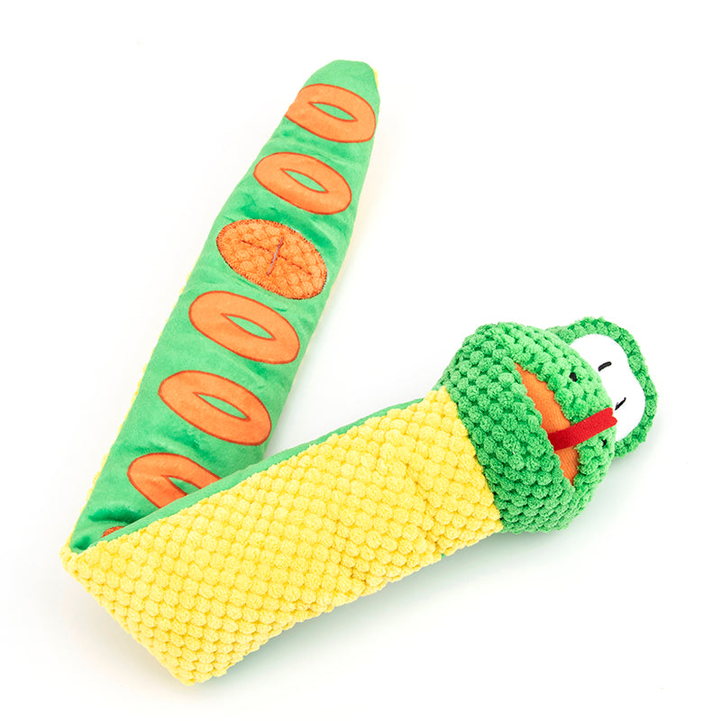 Interactive Snake Snuffle Dog Toy – Puzzle Treat Dispensing IQ Training Toy for Boredom Relief