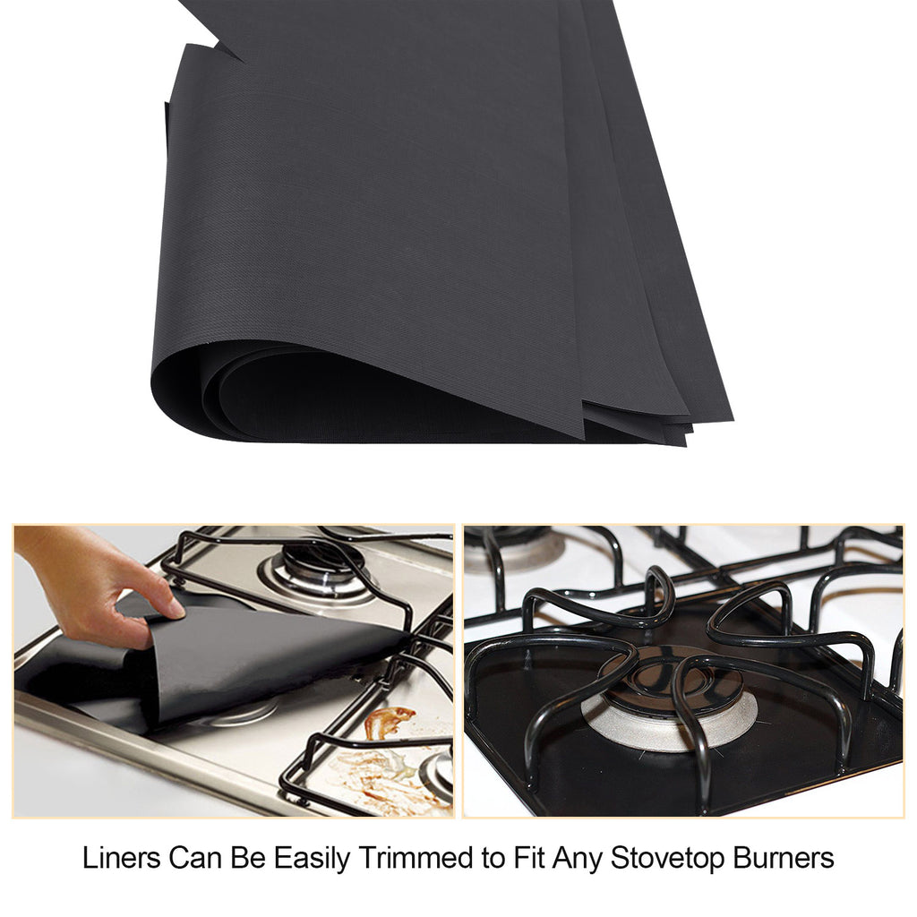 4-Pack Reusable Nonstick Stovetop Burner Protector
