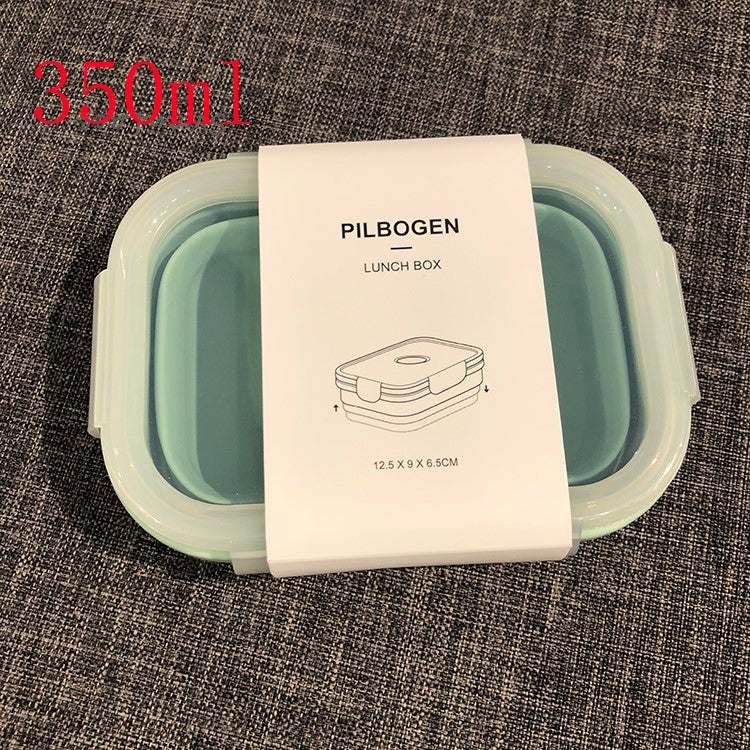 Collapsible Silicone Lunch Box& Freezer Safe Food Storage