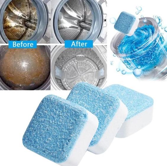 Washing Machine Tub Cleaner Tablets (6 PCS) – Deep Clean & Odor Remover