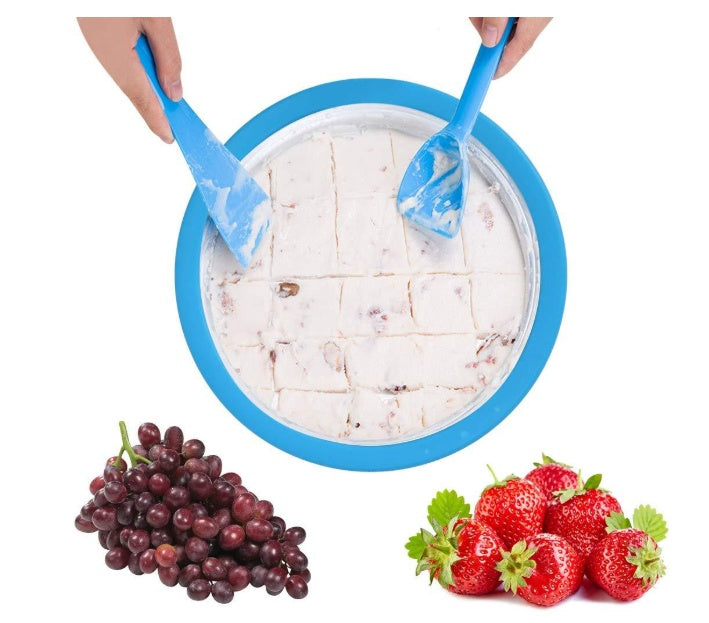 Hot Home Fried Yogurt Machine DIY Instant Ice Cream Roll Plate