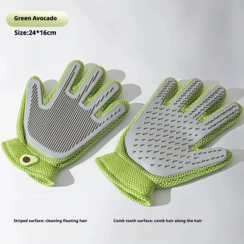 Reusable Pet Hair Removal Glove – Gentle Grooming Tool