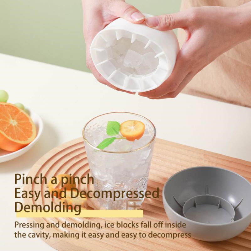 Silicone Ice Cube Mold – Easy Release Ice Maker