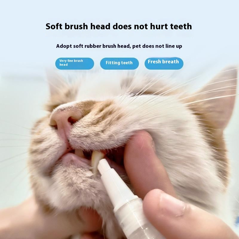 Pet Toothbrush Pen – Gentle Daily Teeth Cleaning Tool for Dogs