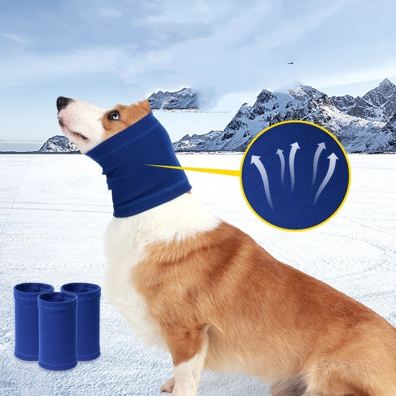 Pet Dog Comforter Headband Scarf Grooming, Thunder & Noise Protection