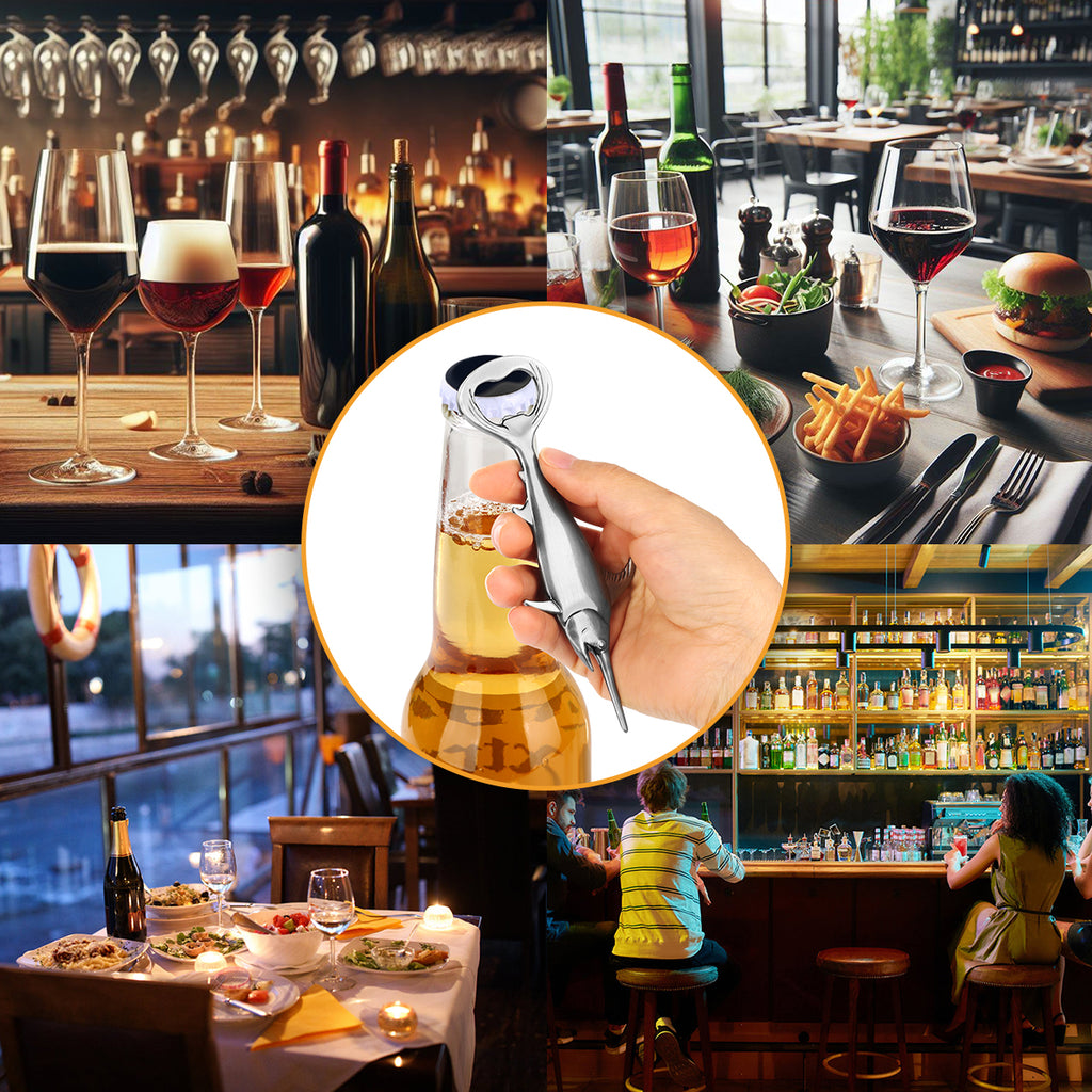 Swordfish Beer Bottle Opener – Metal Bar & Kitchen Accessory