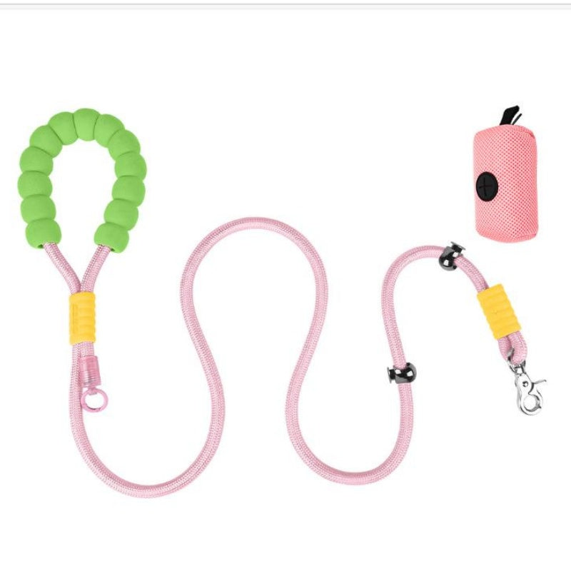 Anti-Pull Elastic Dog Leash with Shock Absorber – Durable Walking Lead for Small & Medium Dogs