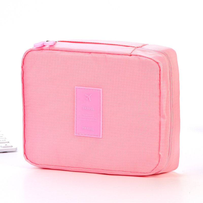 Waterproof Travel Cosmetic Bag – Multi-Pocket Makeup Organizer