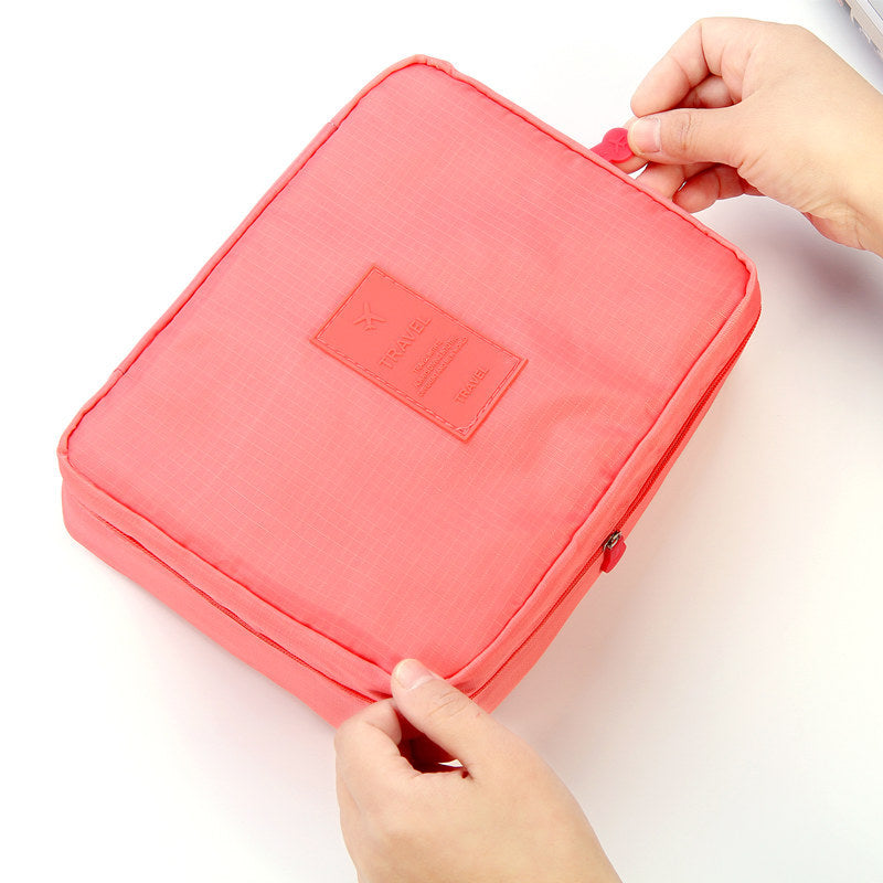 Waterproof Travel Cosmetic Bag – Multi-Pocket Makeup Organizer