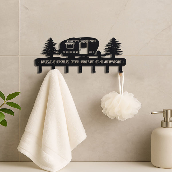 Wall Hooks Heavy Duty Iron Coat Key Rack Entryway